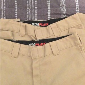 Dickies 874 khaki pants set 33 x 32